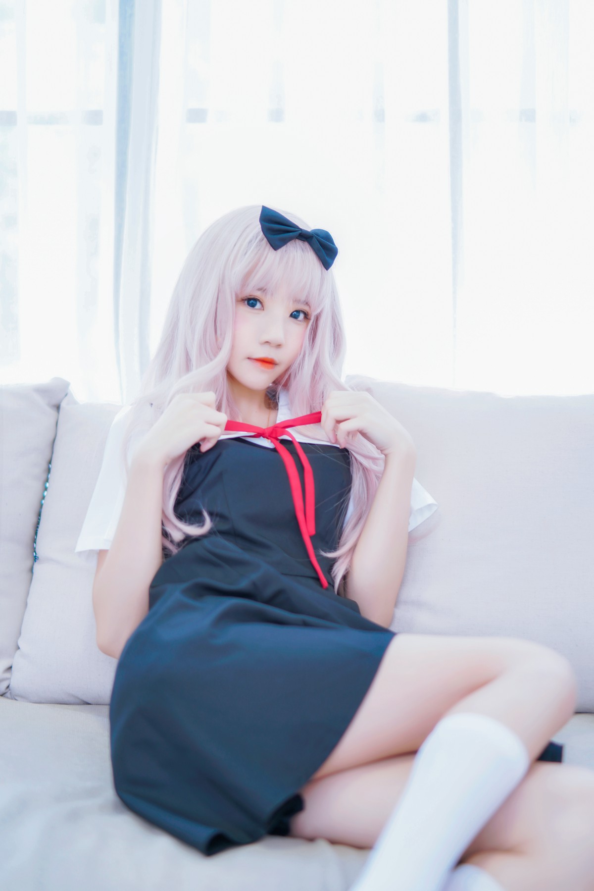 图片[11]-[Cosplay]桜桃喵 – 藤原千花 – COSPLAY-小爱·美女部落