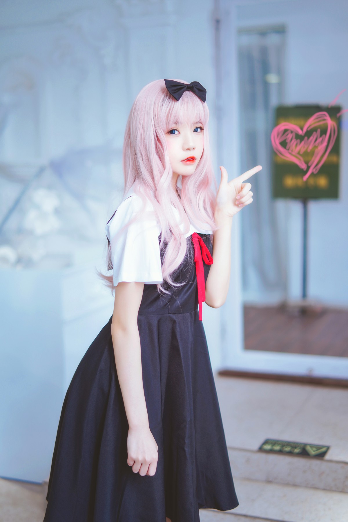 图片[9]-[Cosplay]桜桃喵 – 藤原千花 – COSPLAY-小爱·美女部落