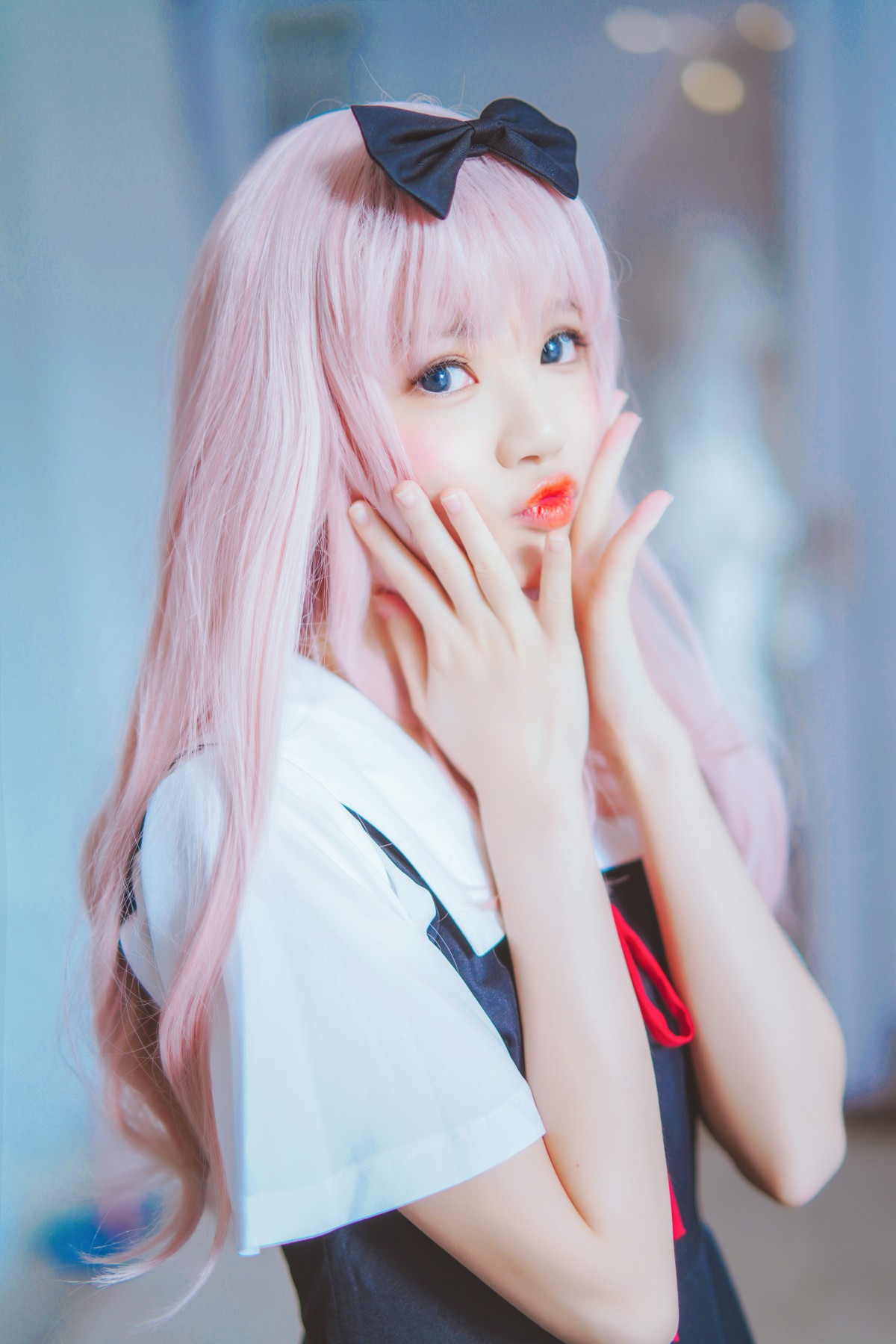 图片[12]-[Cosplay]桜桃喵 – 藤原千花 – COSPLAY-小爱·美女部落