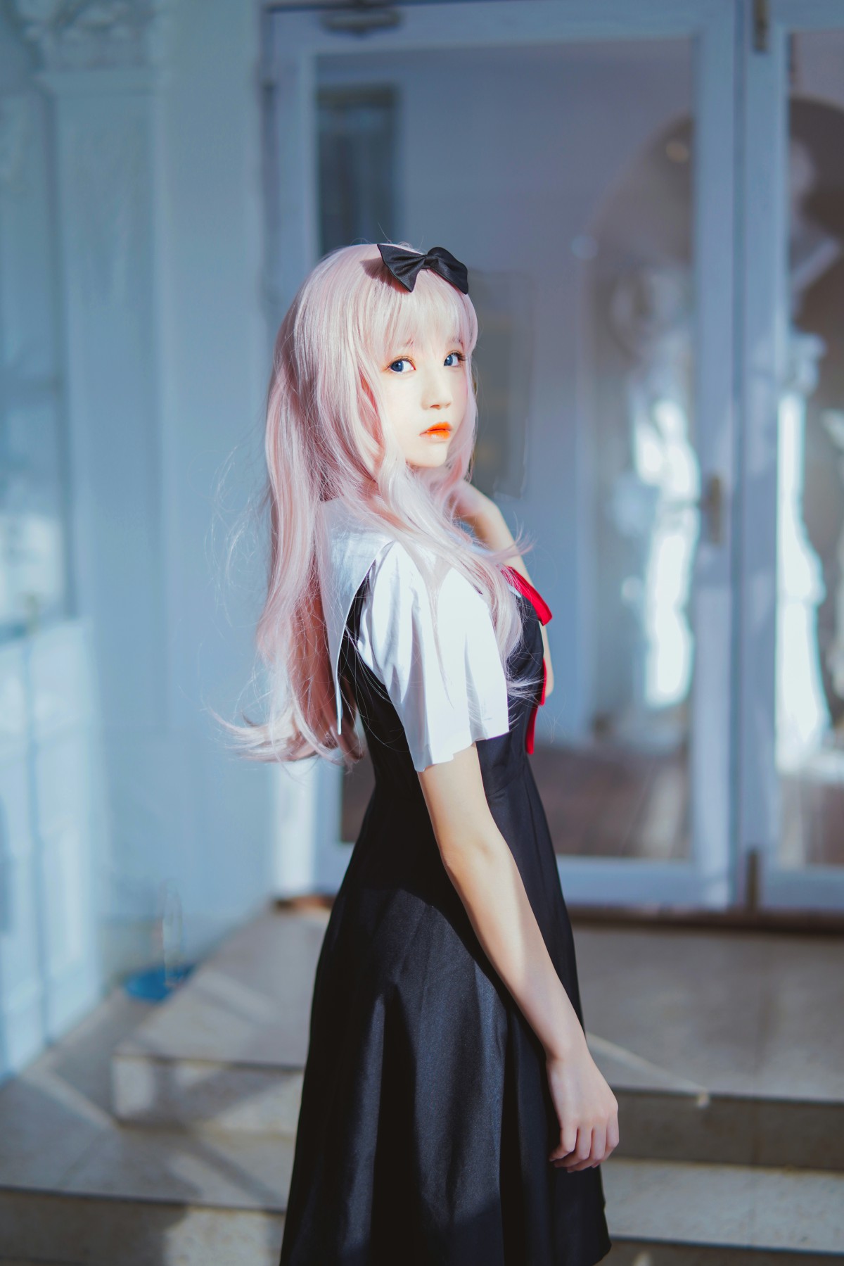 图片[13]-[Cosplay]桜桃喵 – 藤原千花 – COSPLAY-小爱·美女部落