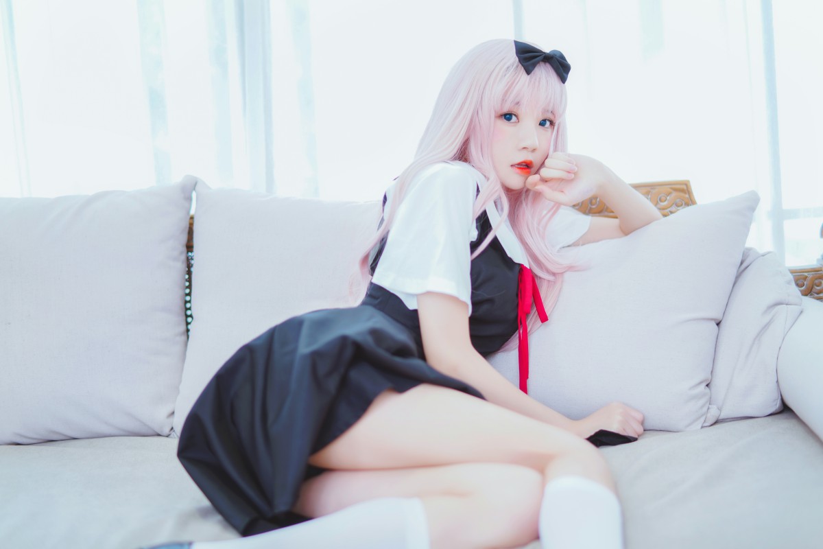 图片[17]-[Cosplay]桜桃喵 – 藤原千花 – COSPLAY-小爱·美女部落