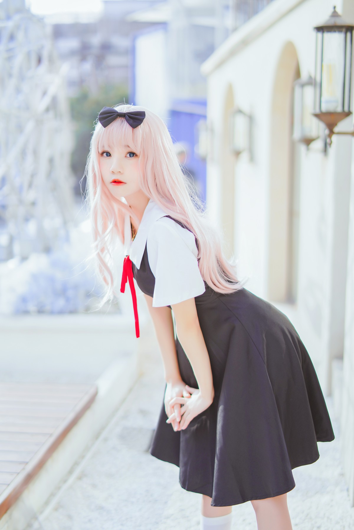 图片[21]-[Cosplay]桜桃喵 – 藤原千花 – COSPLAY-小爱·美女部落