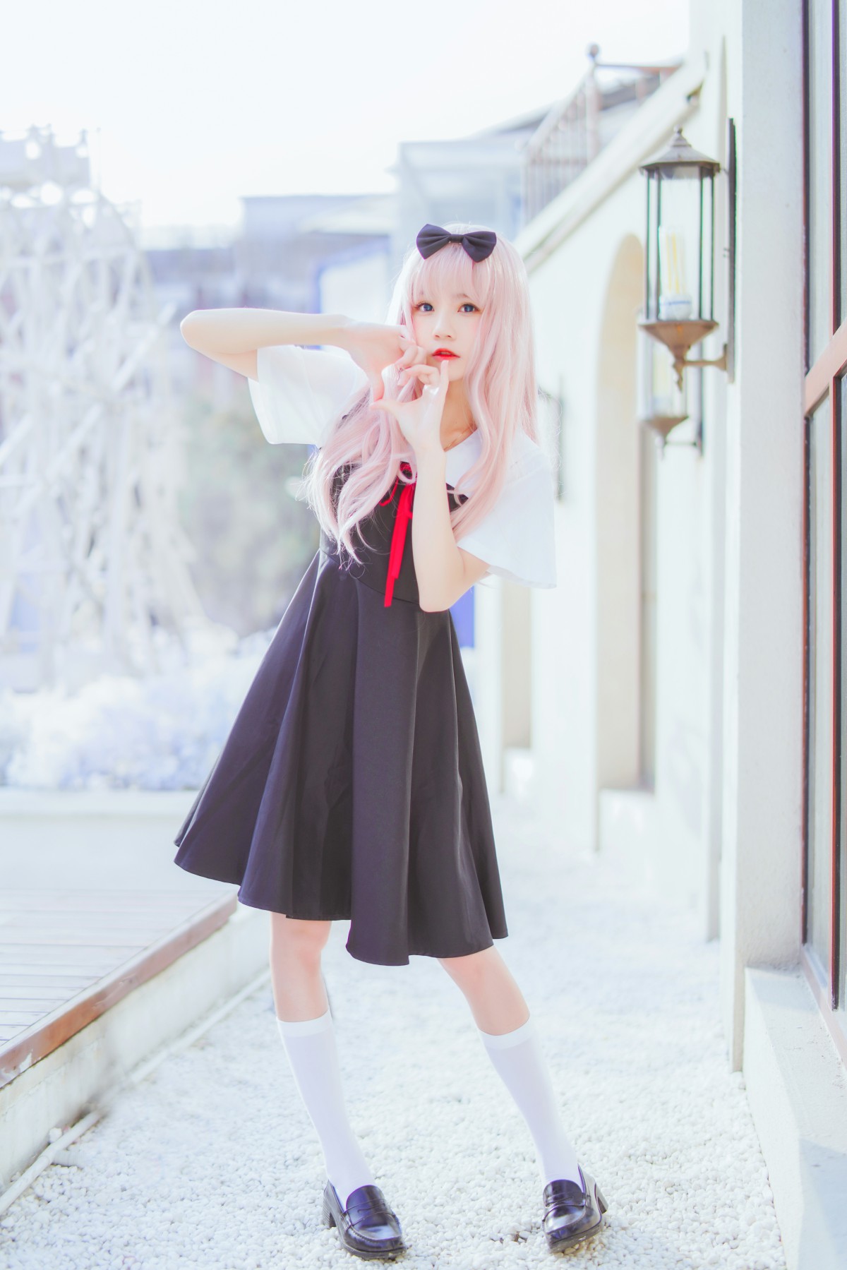 图片[24]-[Cosplay]桜桃喵 – 藤原千花 – COSPLAY-小爱·美女部落