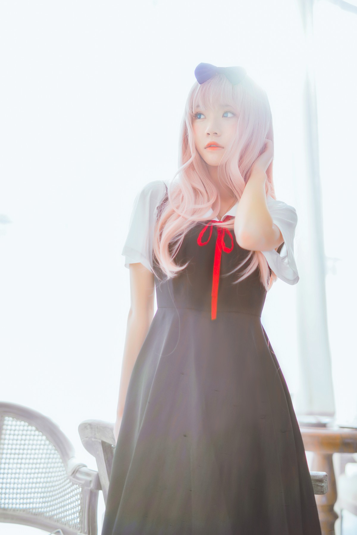 图片[26]-[Cosplay]桜桃喵 – 藤原千花 – COSPLAY-小爱·美女部落