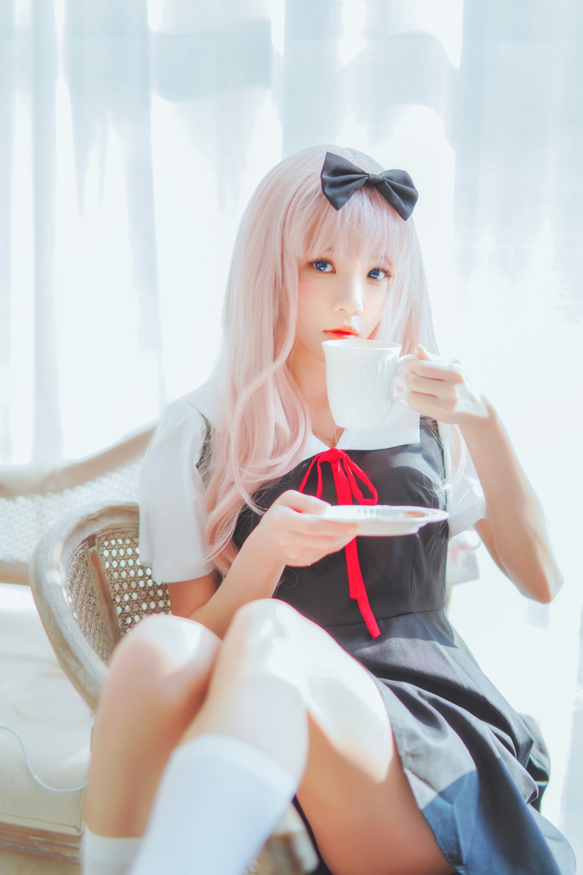 图片[31]-[Cosplay]桜桃喵 – 藤原千花 – COSPLAY-小爱·美女部落