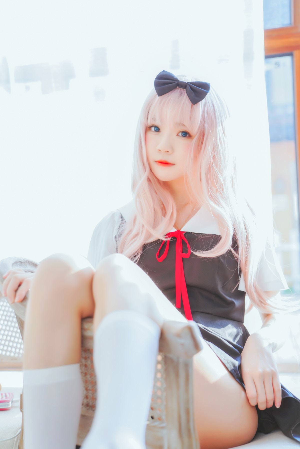 图片[37]-[Cosplay]桜桃喵 – 藤原千花 – COSPLAY-小爱·美女部落