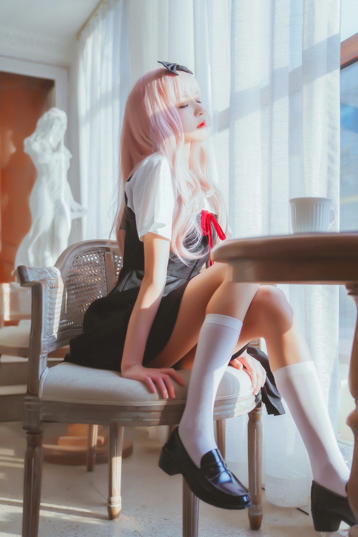 图片[43]-[Cosplay]桜桃喵 – 藤原千花 – COSPLAY-小爱·美女部落