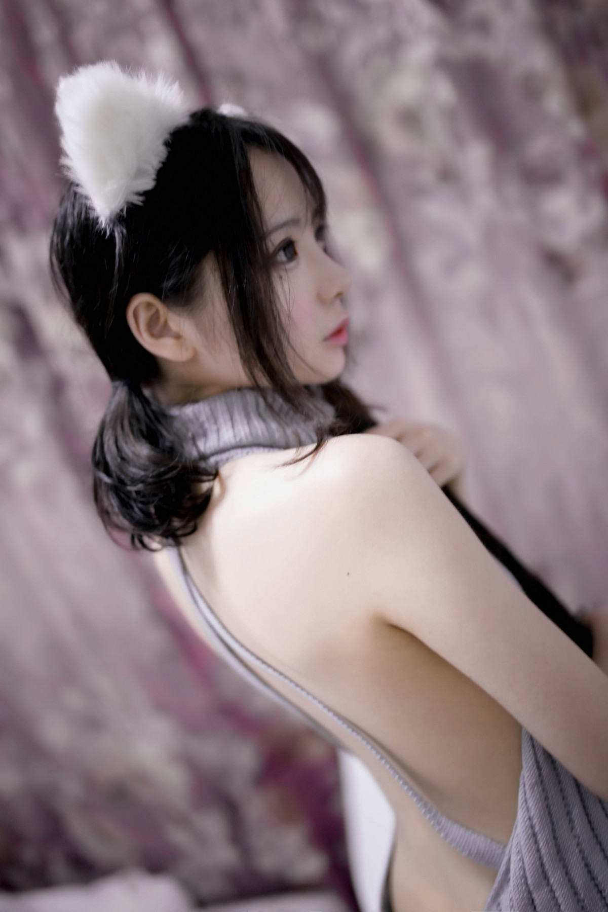 图片[6]-[Cosplay]疯猫ss -露背毛衣 – COSPLAY-小爱·美女部落
