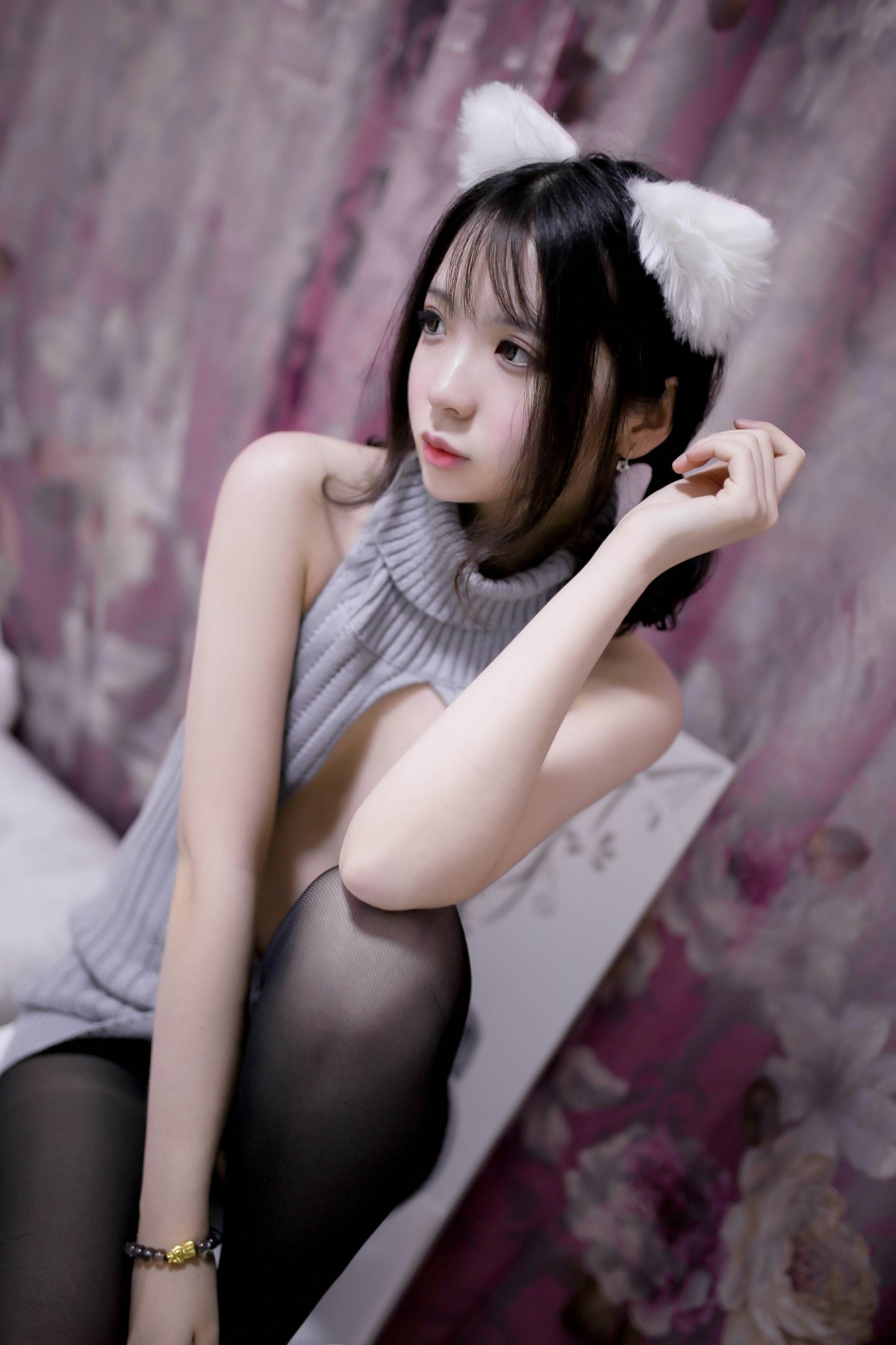 图片[9]-[Cosplay]疯猫ss -露背毛衣 – COSPLAY-小爱·美女部落