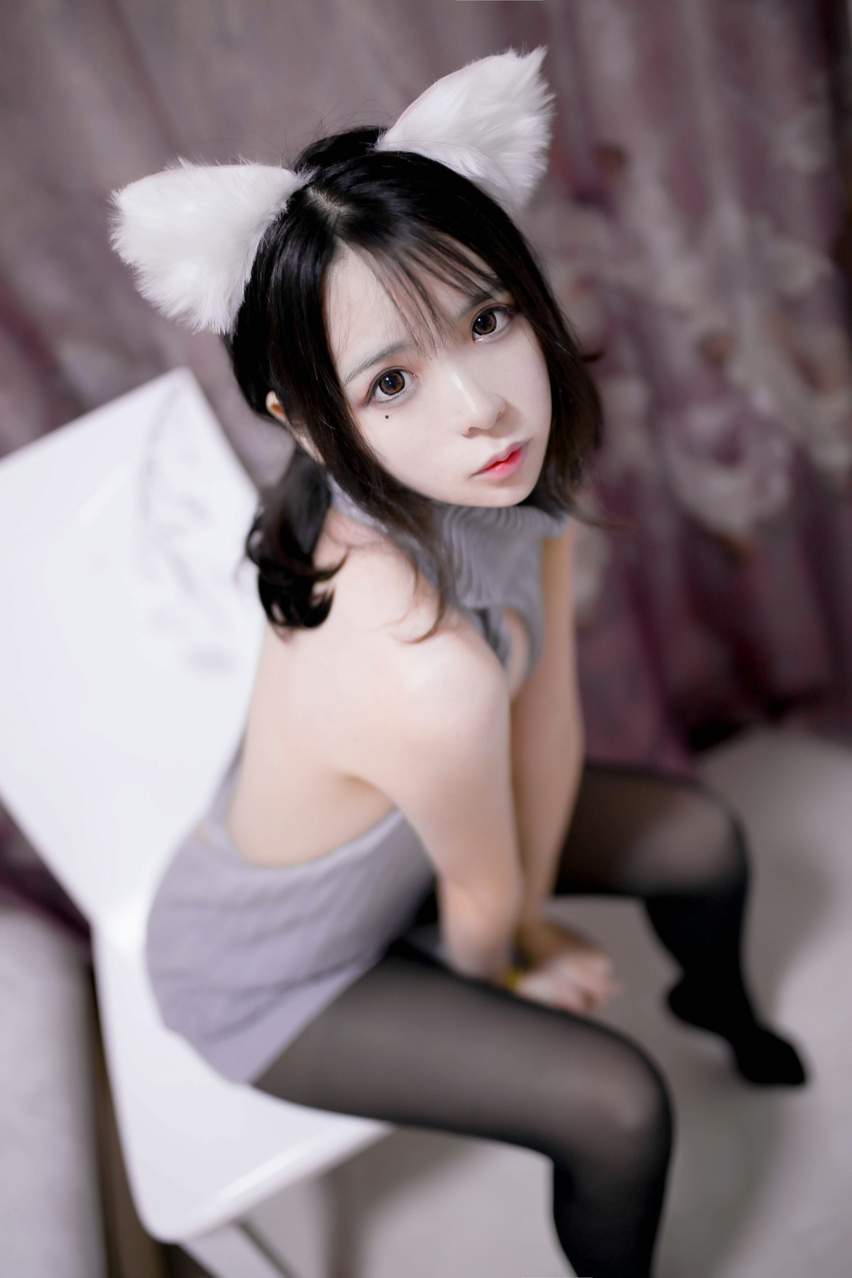 图片[11]-[Cosplay]疯猫ss -露背毛衣 – COSPLAY-小爱·美女部落