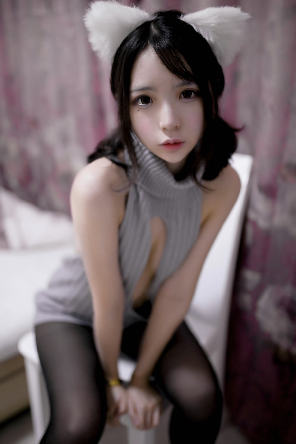图片[13]-[Cosplay]疯猫ss -露背毛衣 – COSPLAY-小爱·美女部落