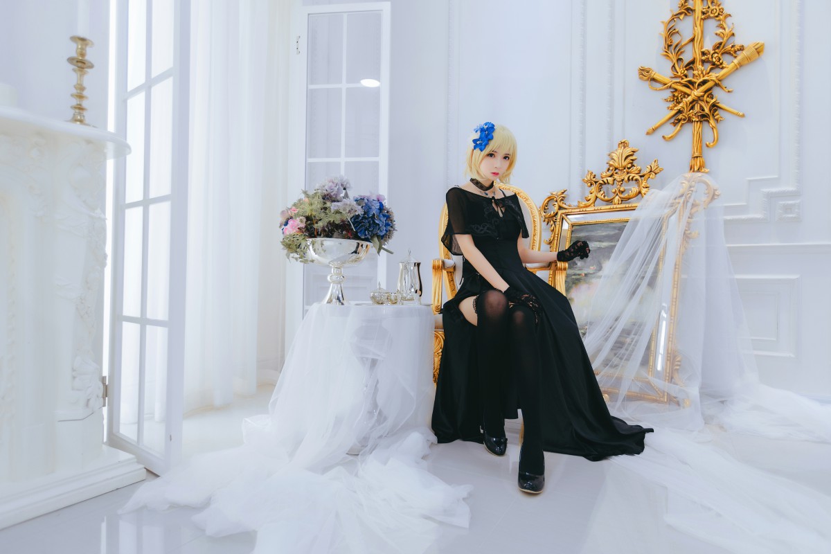 [Cosplay][网红少女]疯猫ss – 疯猫贞德礼装 – COSPLAY-小爱·美女部落