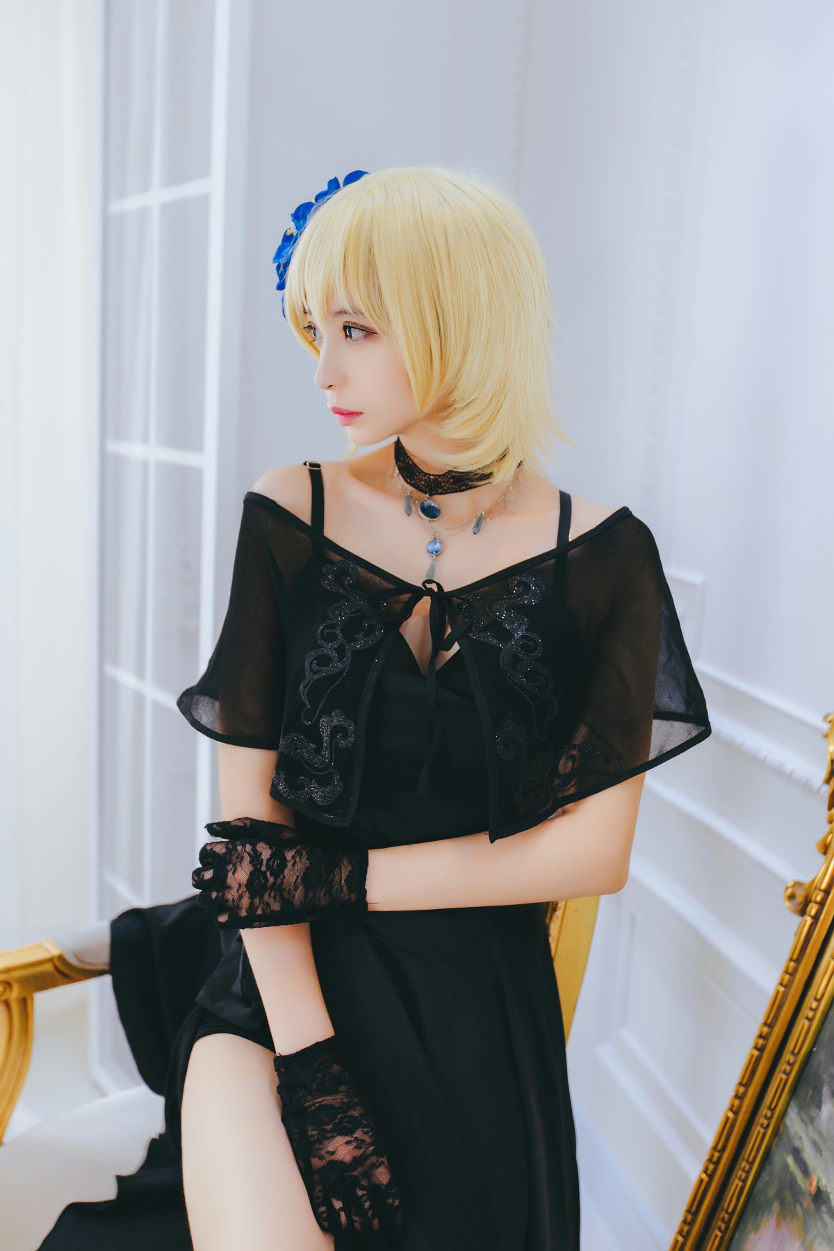 图片[2]-[Cosplay][网红少女]疯猫ss – 疯猫贞德礼装 – COSPLAY-小爱·美女部落