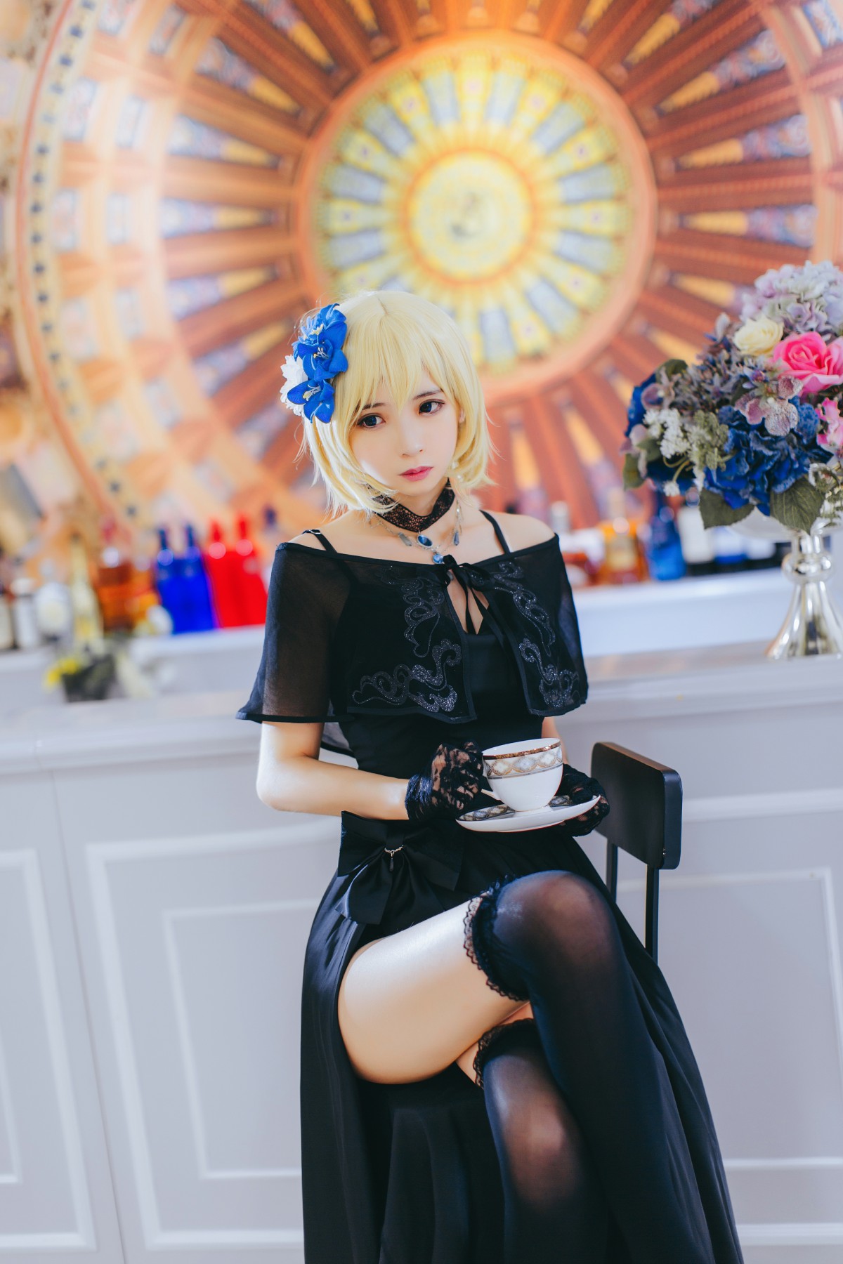 图片[8]-[Cosplay][网红少女]疯猫ss – 疯猫贞德礼装 – COSPLAY-小爱·美女部落