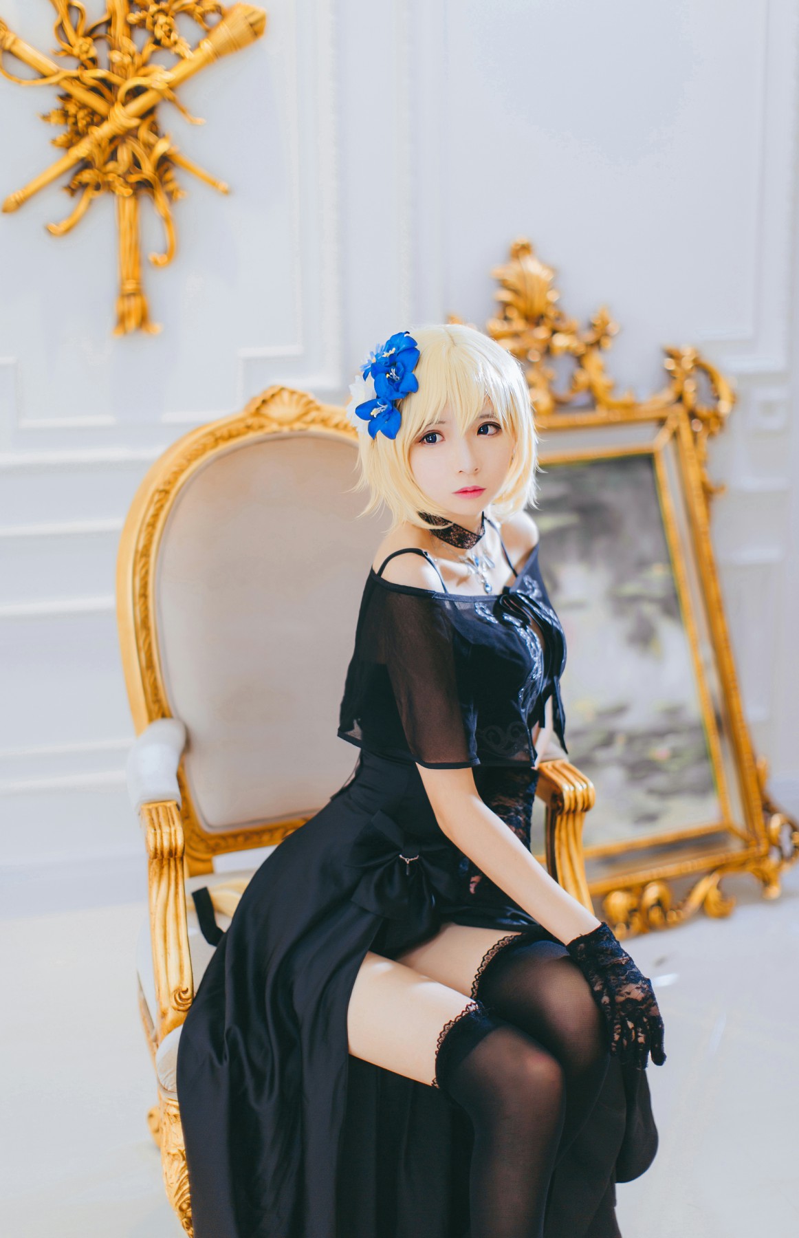 图片[7]-[Cosplay][网红少女]疯猫ss – 疯猫贞德礼装 – COSPLAY-小爱·美女部落