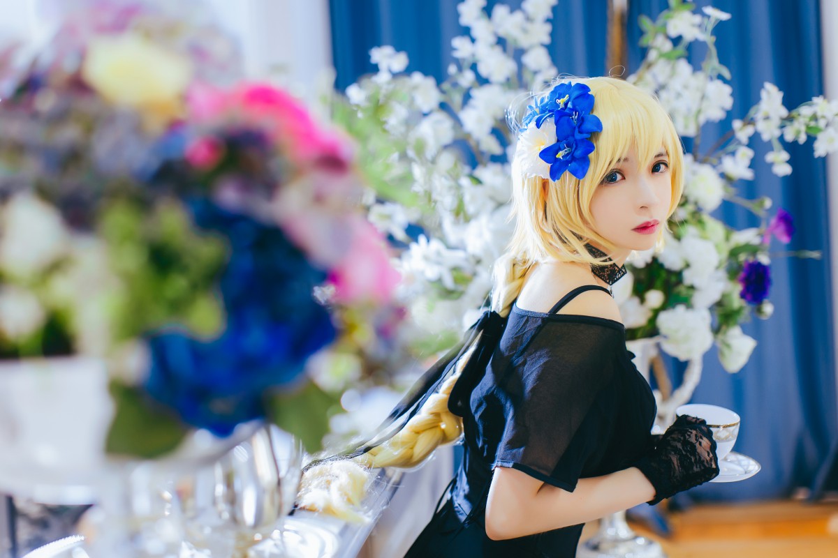 图片[9]-[Cosplay][网红少女]疯猫ss – 疯猫贞德礼装 – COSPLAY-小爱·美女部落