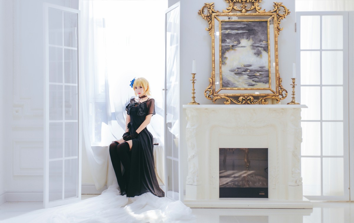 图片[10]-[Cosplay][网红少女]疯猫ss – 疯猫贞德礼装 – COSPLAY-小爱·美女部落