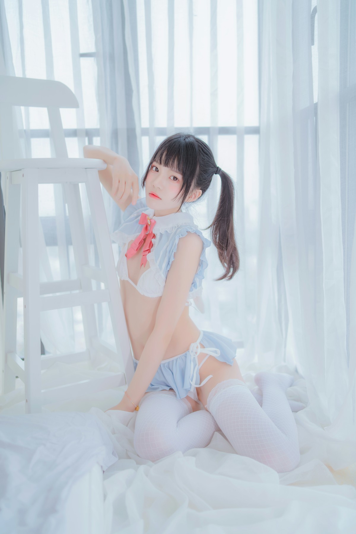 图片[2]-[Cosplay]桜桃喵 – 爱丽丝的兔子 – COSPLAY-小爱·美女部落