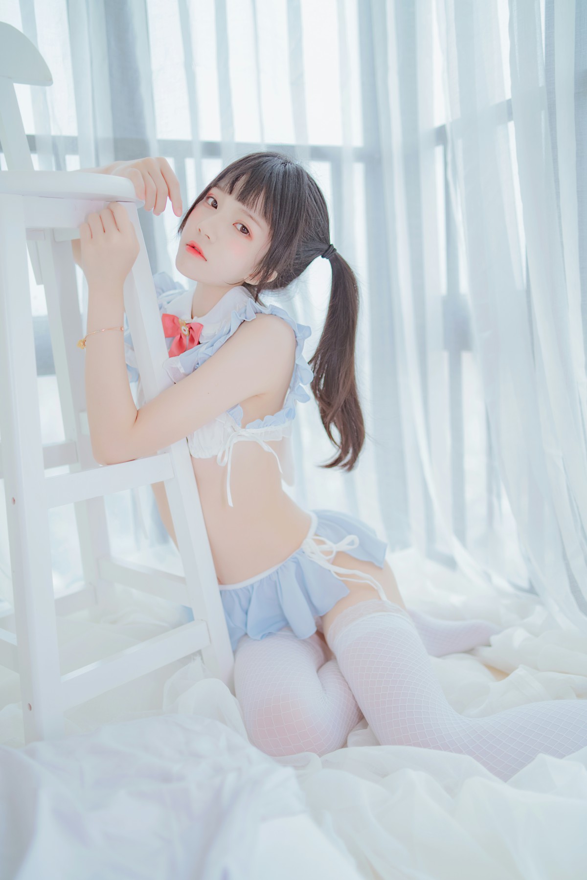 图片[5]-[Cosplay]桜桃喵 – 爱丽丝的兔子 – COSPLAY-小爱·美女部落
