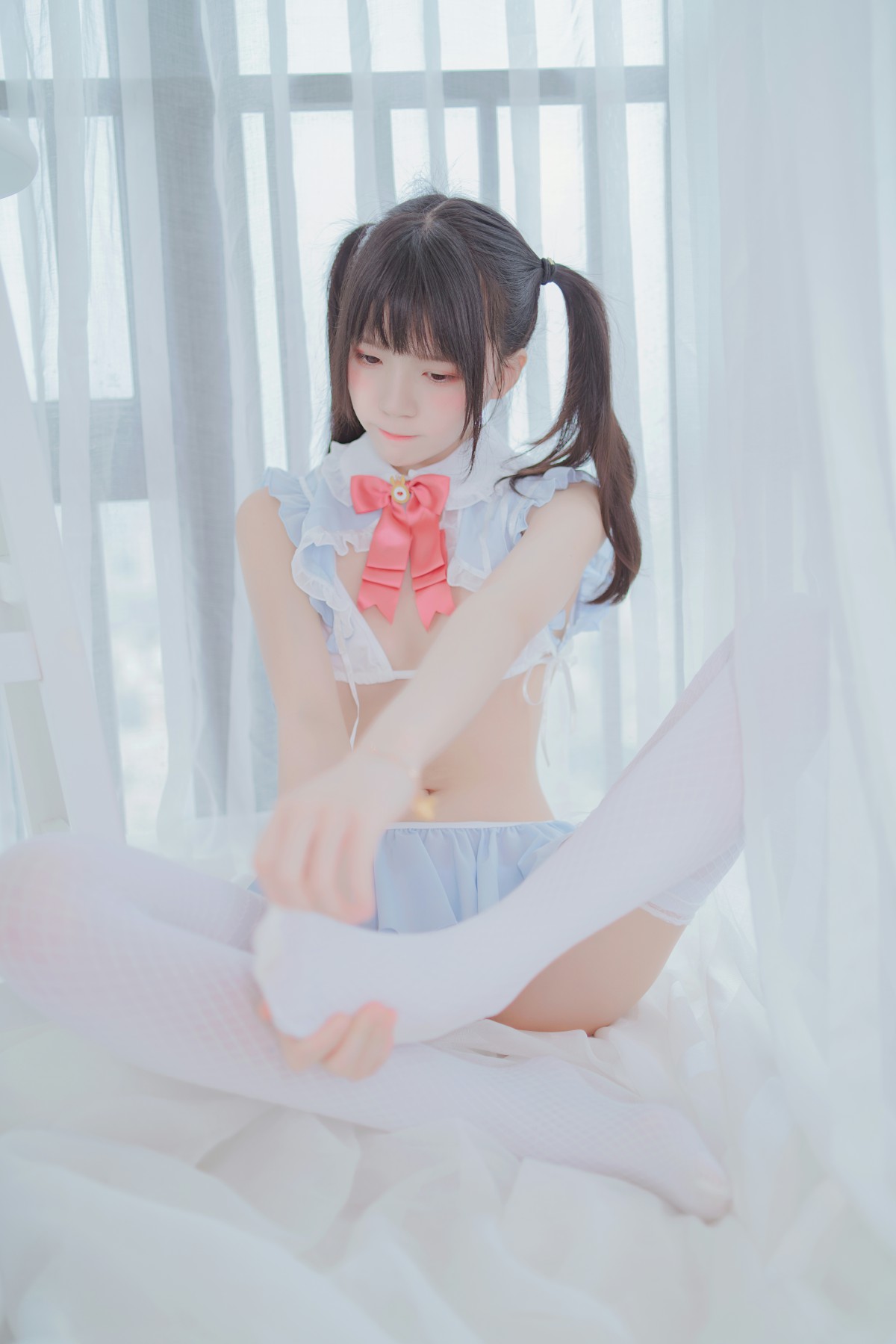 图片[11]-[Cosplay]桜桃喵 – 爱丽丝的兔子 – COSPLAY-小爱·美女部落
