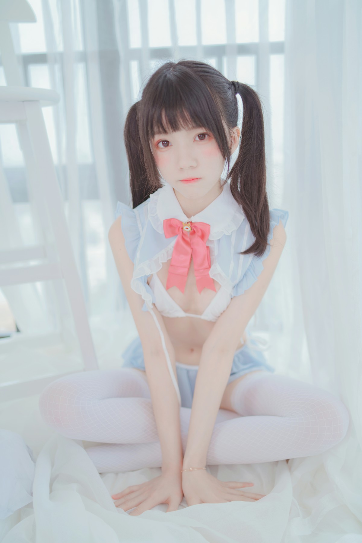 图片[12]-[Cosplay]桜桃喵 – 爱丽丝的兔子 – COSPLAY-小爱·美女部落