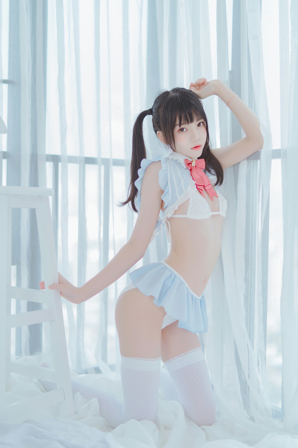 图片[19]-[Cosplay]桜桃喵 – 爱丽丝的兔子 – COSPLAY-小爱·美女部落