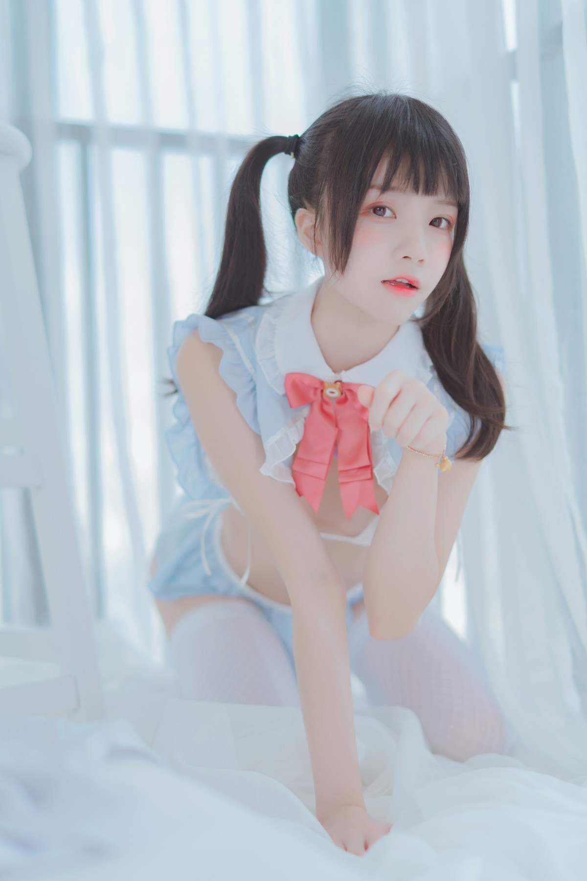 图片[20]-[Cosplay]桜桃喵 – 爱丽丝的兔子 – COSPLAY-小爱·美女部落