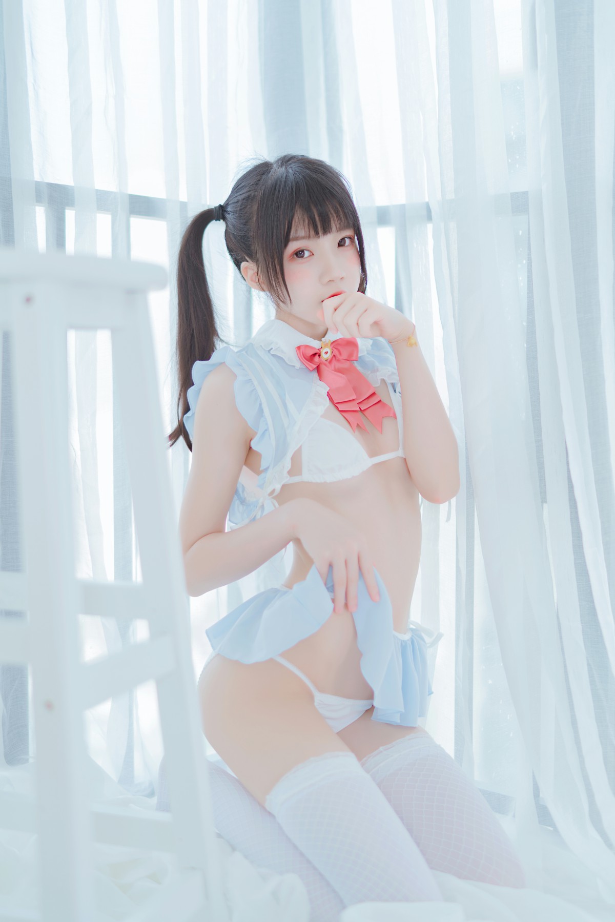 图片[22]-[Cosplay]桜桃喵 – 爱丽丝的兔子 – COSPLAY-小爱·美女部落