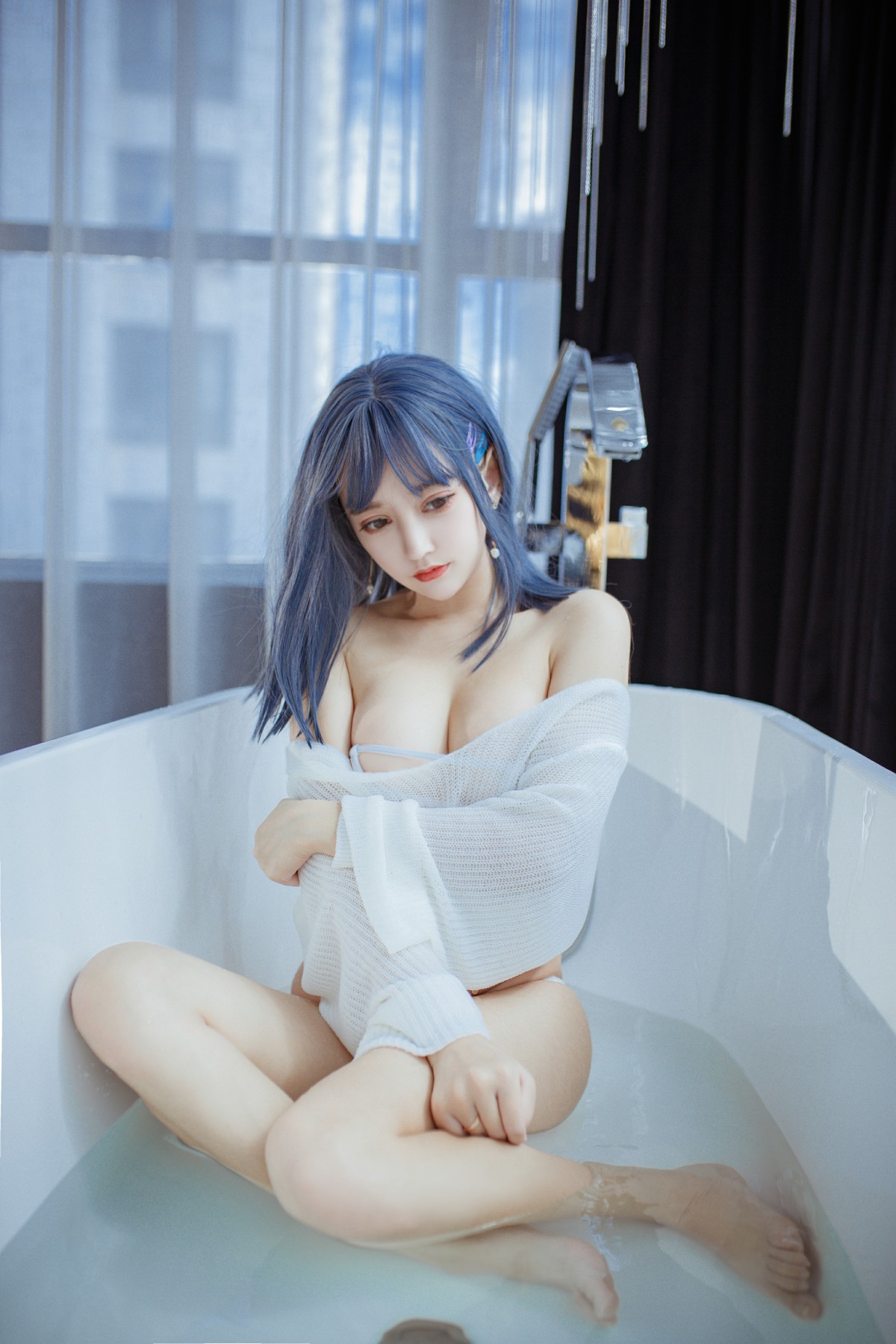 图片[16]-[Cosplay]过期米线线喵 – 浴缸 – COSPLAY-小爱·美女部落