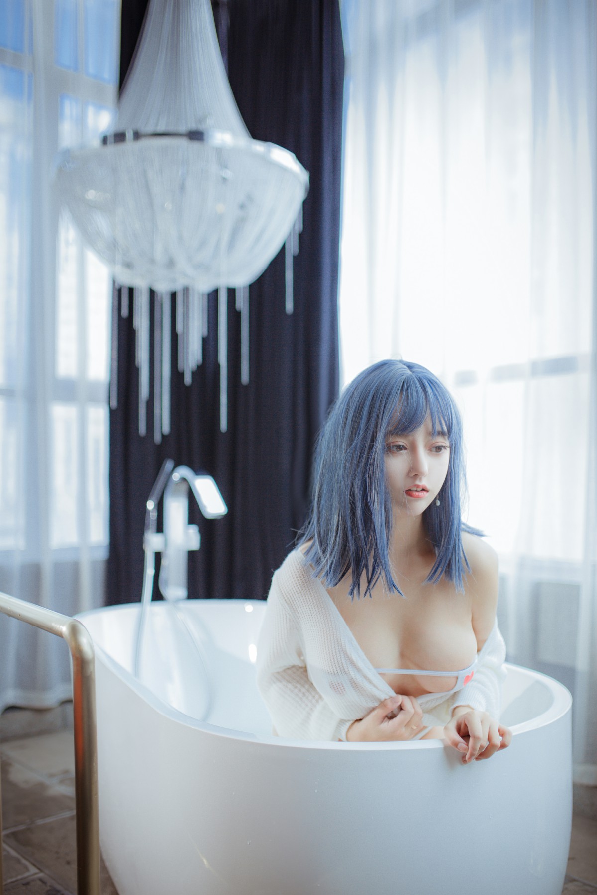 图片[21]-[Cosplay]过期米线线喵 – 浴缸 – COSPLAY-小爱·美女部落
