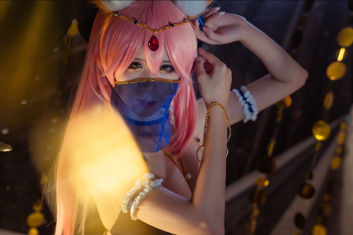 图片[16]-[Cosplay]Fate 玉藻前 舞娘泳装 – COSPLAY-小爱·美女部落