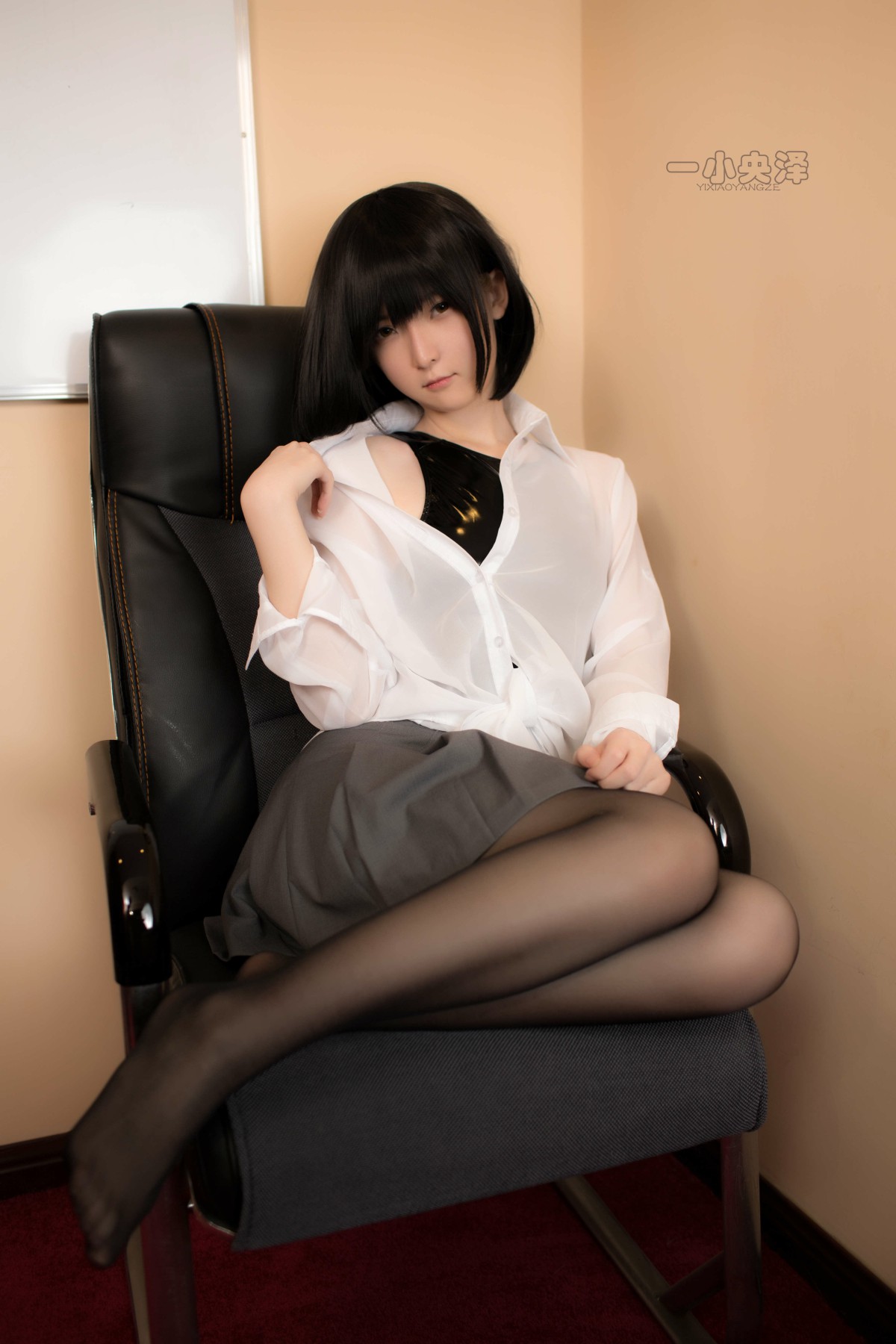 图片[23]-一小央泽 – 黑丝 – COSPLAY-小爱·美女部落