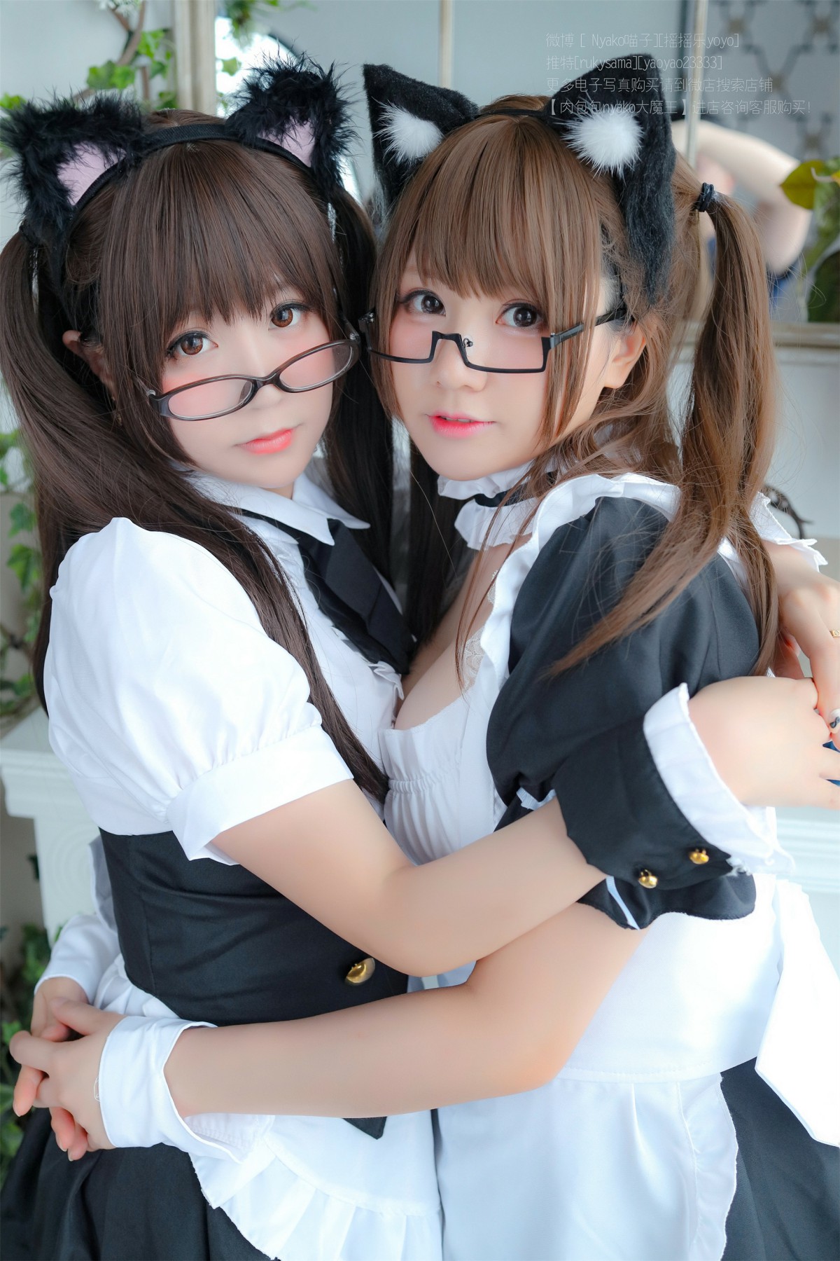 图片[2]-软妹摇摇乐 – 喵子 双人女仆 – COSPLAY-小爱·美女部落