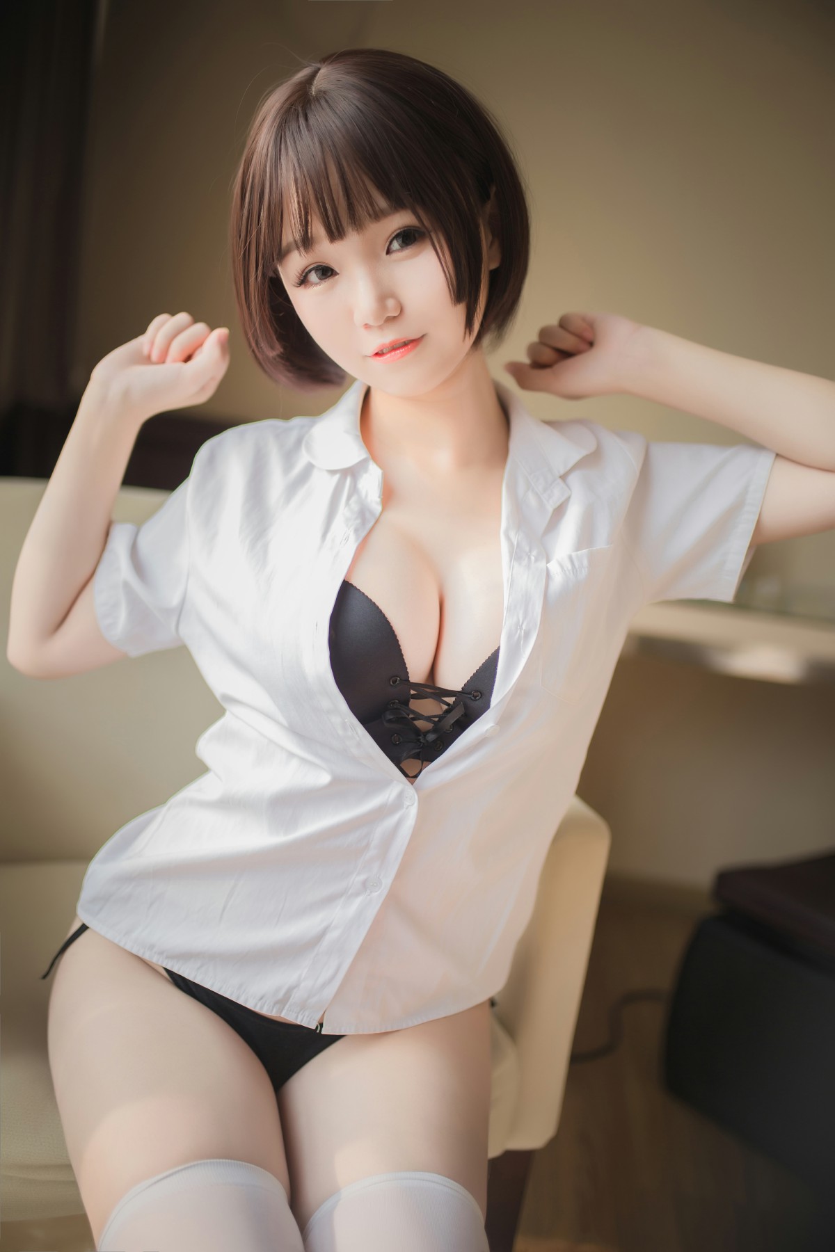 图片[2]-[Yoko宅夏Cos]一号写真本 白丝 – COSPLAY-小爱·美女部落