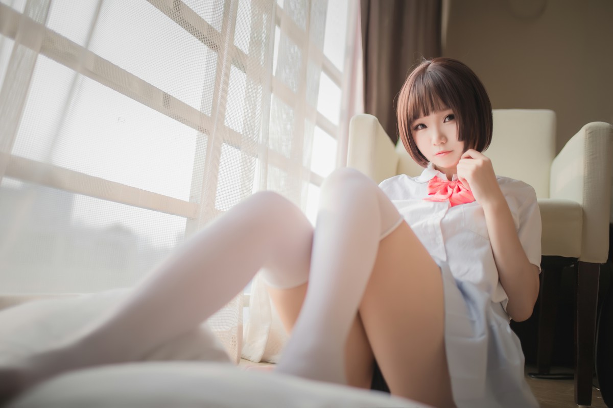 图片[11]-[Yoko宅夏Cos]一号写真本 白丝 – COSPLAY-小爱·美女部落