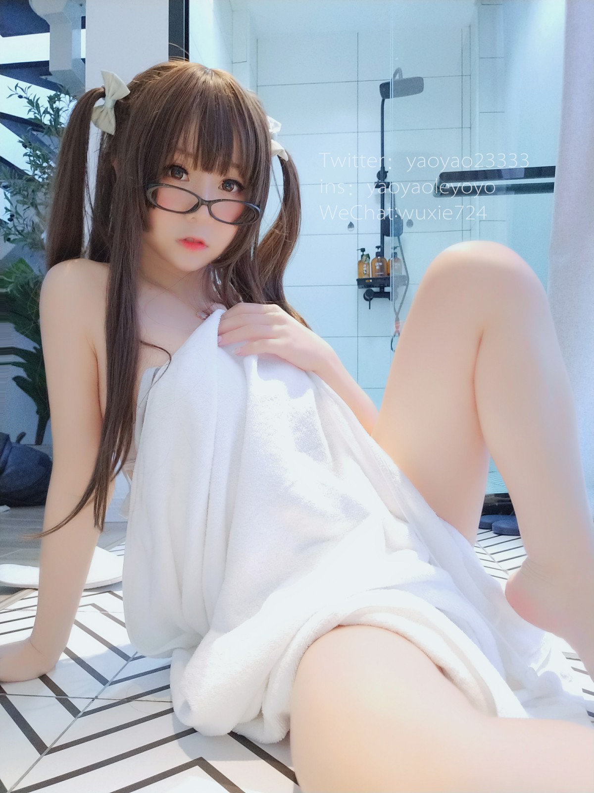 图片[40]-软妹摇摇乐 – 浴巾篇 – COSPLAY-小爱·美女部落