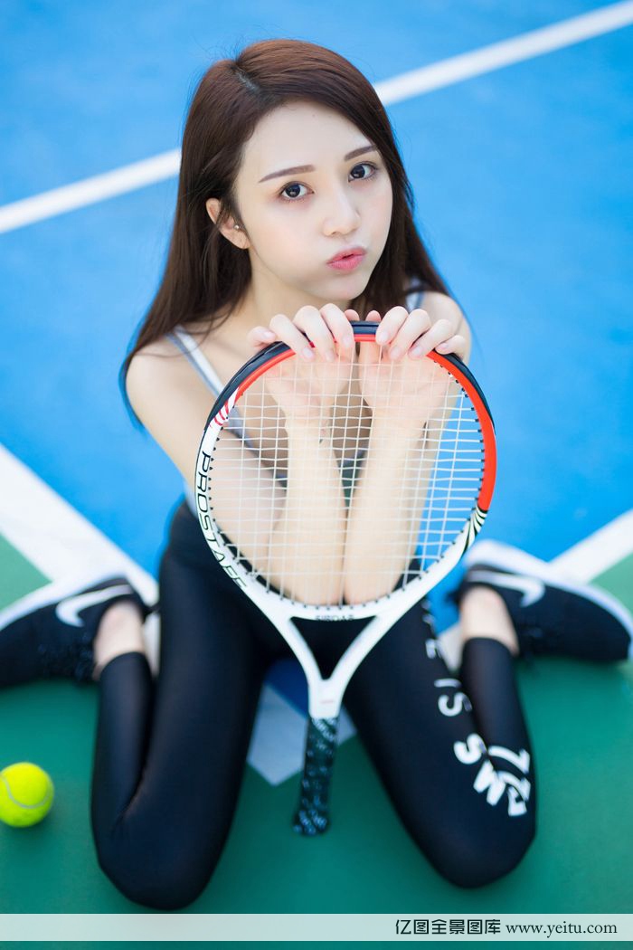 图片[16]-美女模特嘟嘟清秀完美身材网球场性感写真-御萝部落-小爱·美女部落