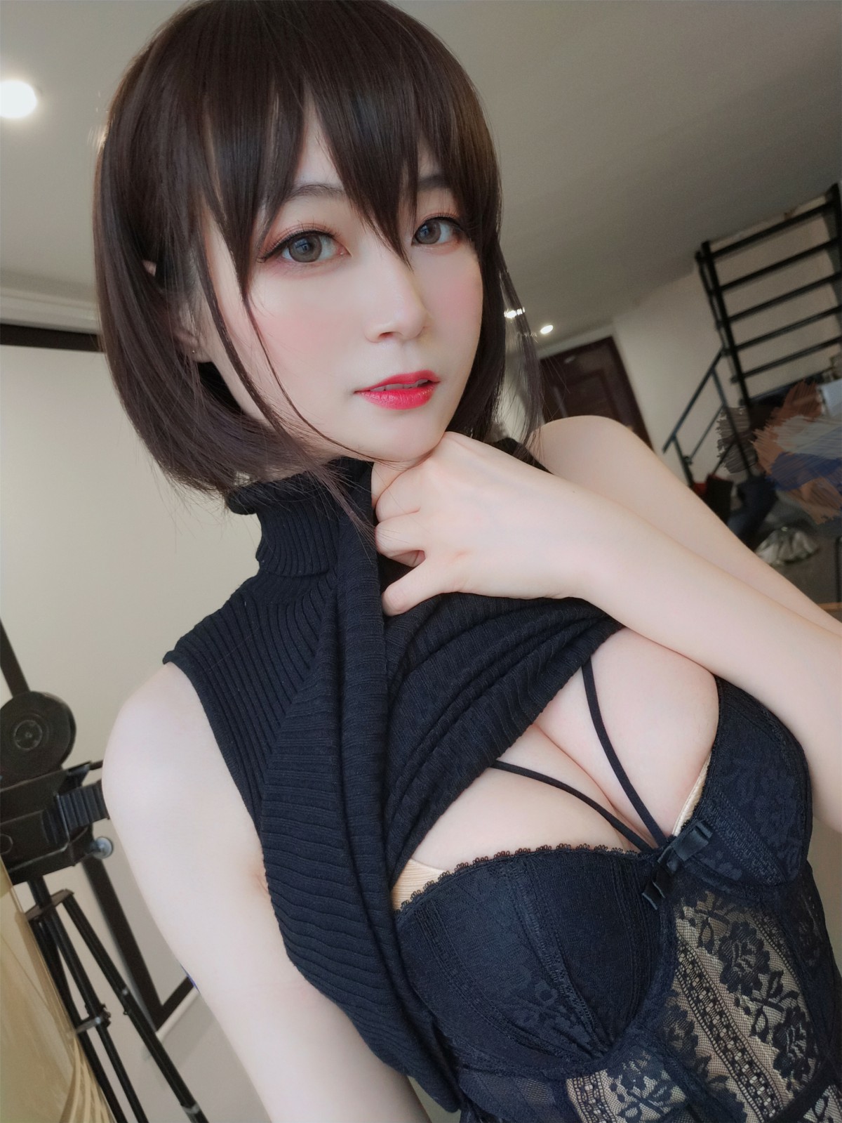 图片[28]-Coser小姐姐白银 – 黑色包臀裙 – COSPLAY-小爱·美女部落
