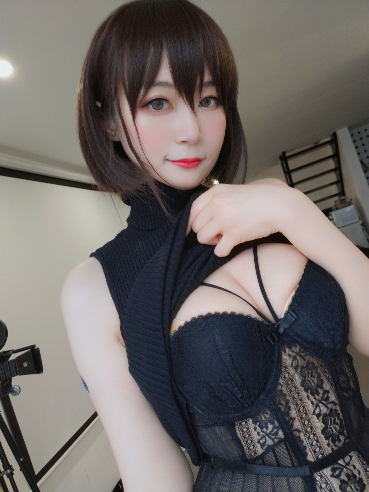 图片[27]-Coser小姐姐白银 – 黑色包臀裙 – COSPLAY-小爱·美女部落