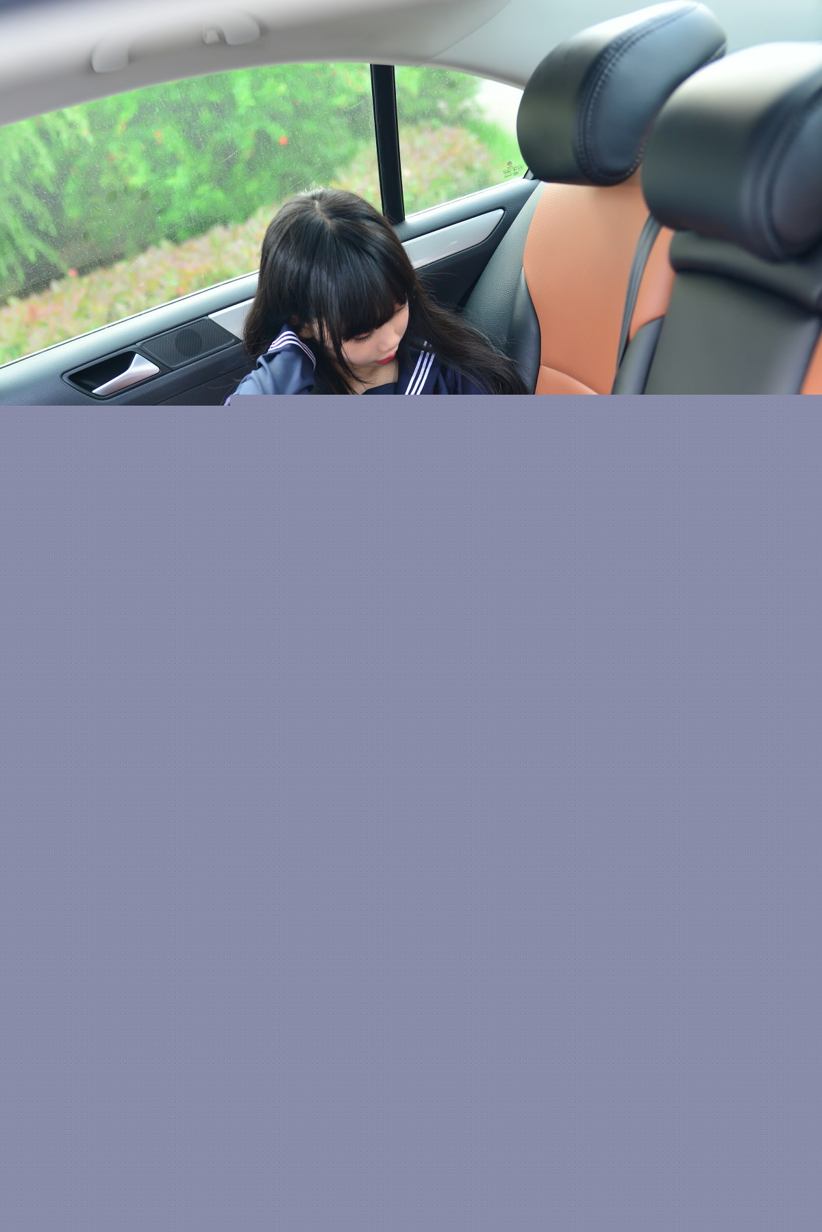 图片[16]-Cos小姐姐雪琪 – 车内JK – COSPLAY-小爱·美女部落
