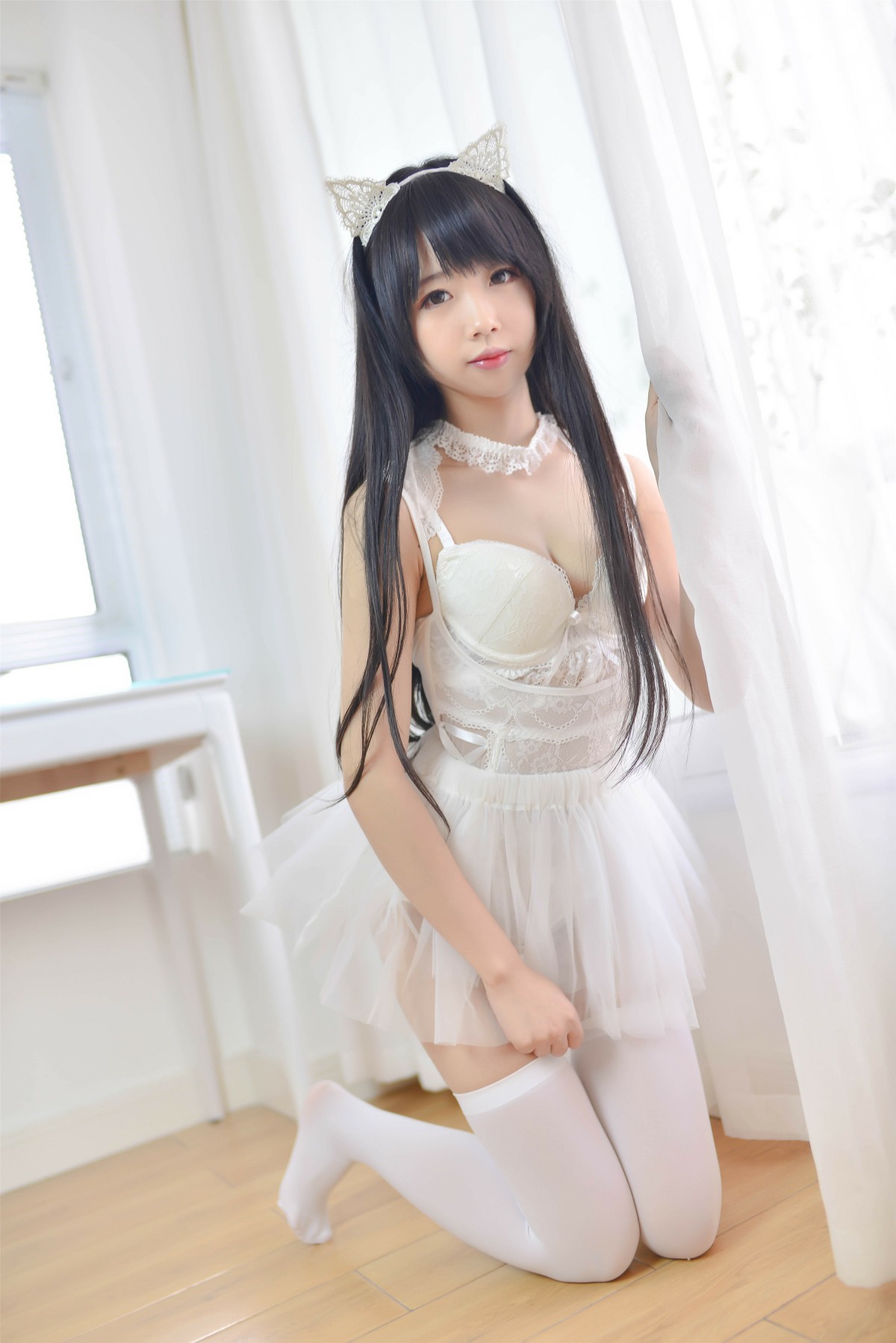 图片[9]-Cos小姐姐雪琪 – 猫系少女白猫 – COSPLAY-小爱·美女部落