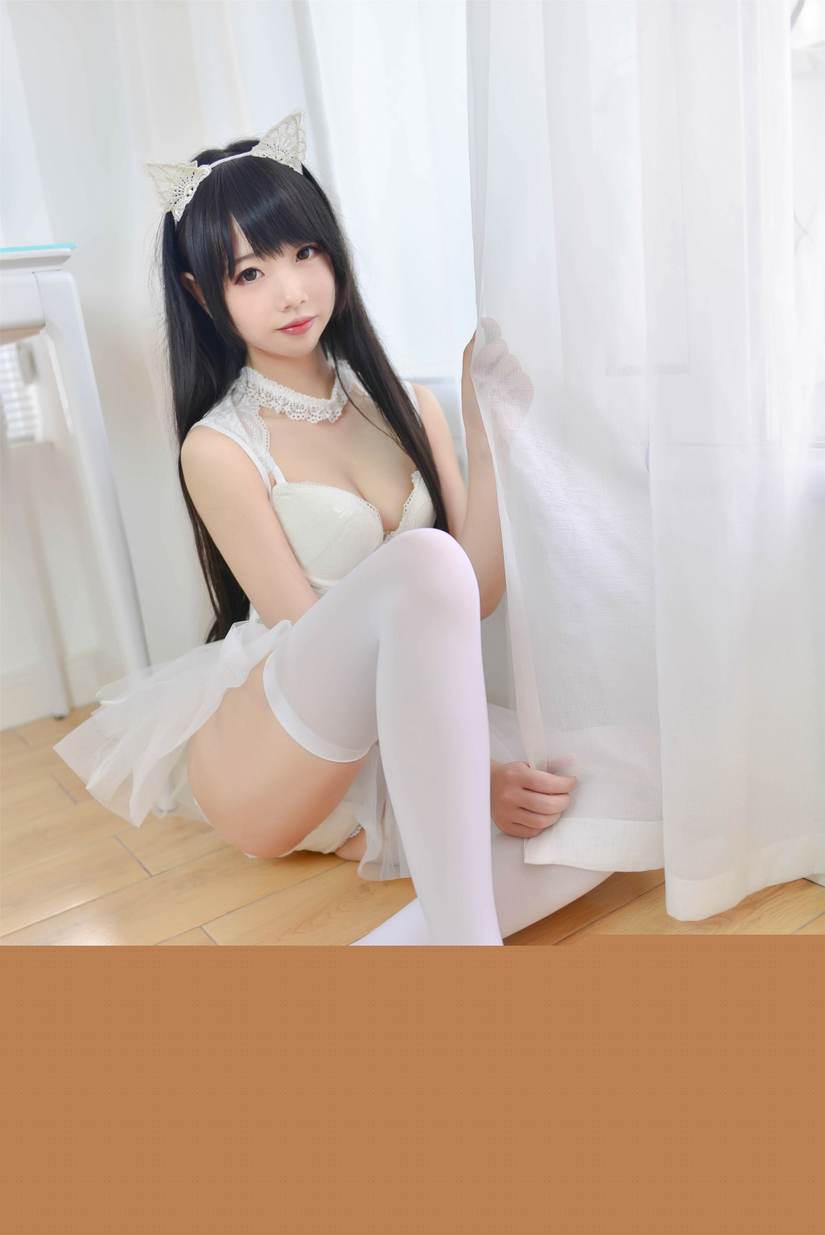 图片[10]-Cos小姐姐雪琪 – 猫系少女白猫 – COSPLAY-小爱·美女部落