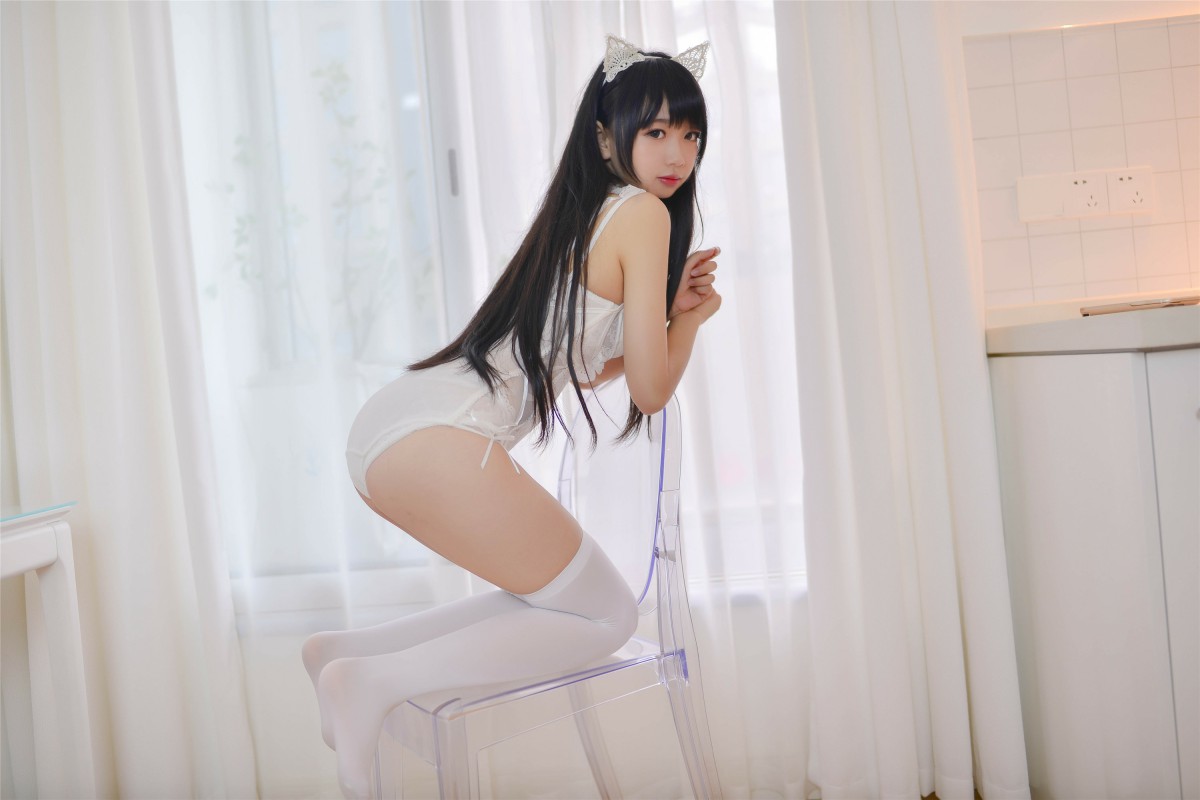 图片[16]-Cos小姐姐雪琪 – 猫系少女白猫 – COSPLAY-小爱·美女部落