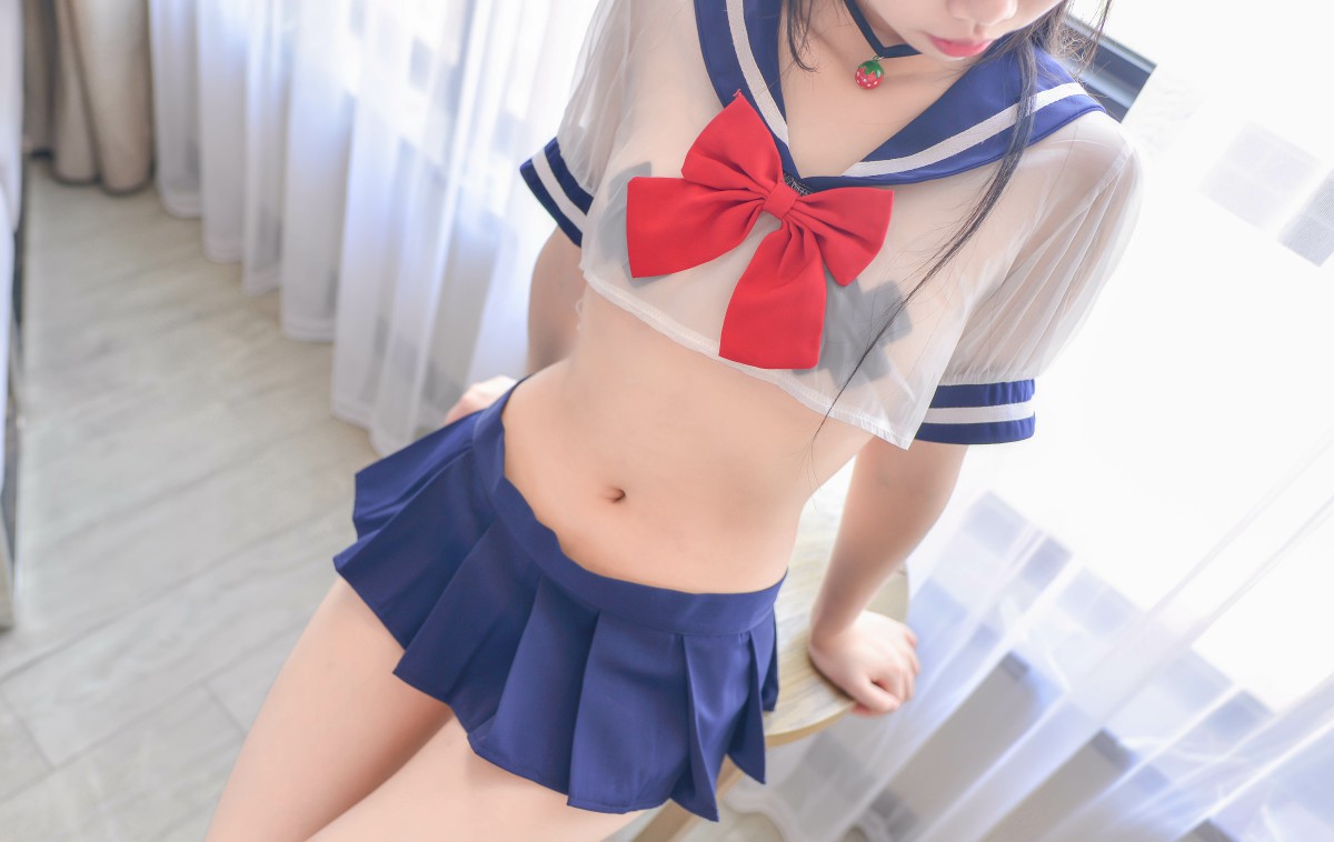 图片[4]-Cos小姐姐雪琪 – 透明JK – COSPLAY-小爱·美女部落