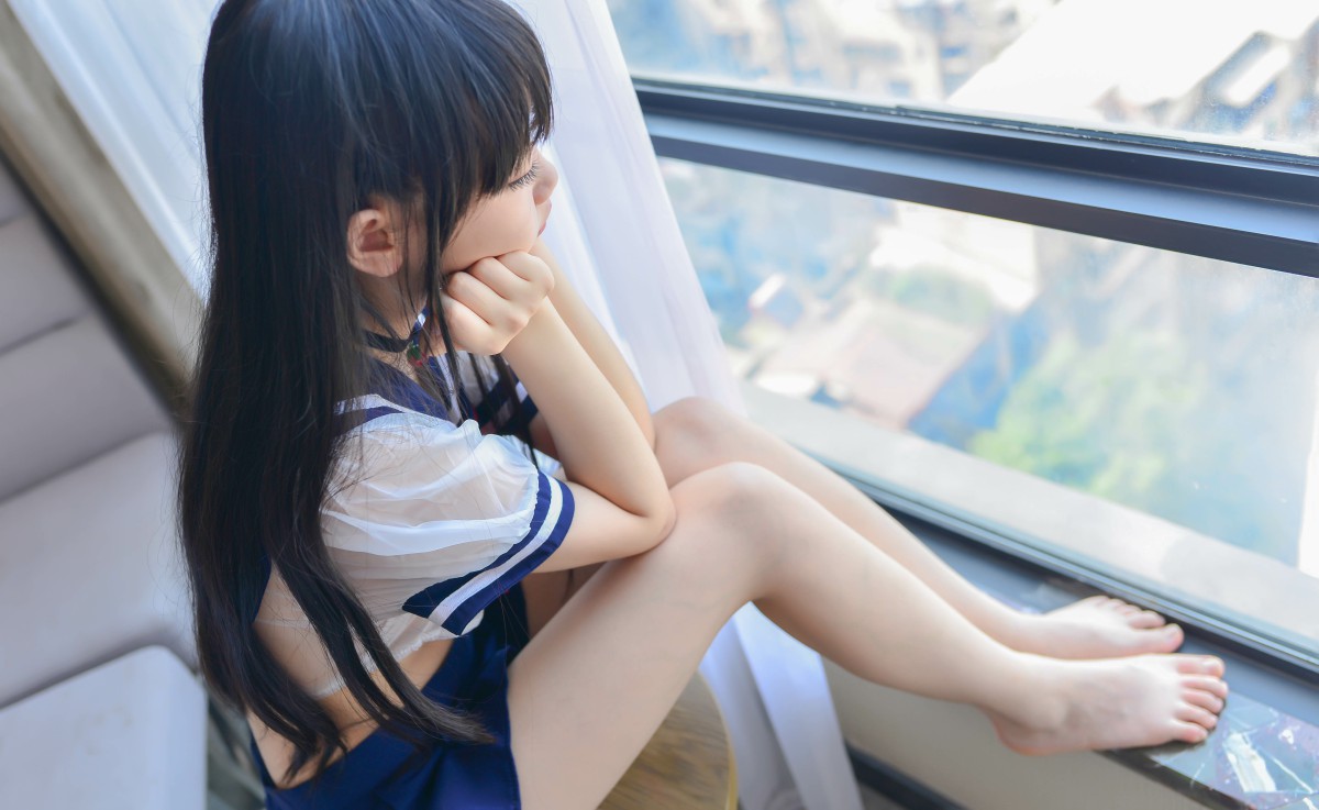 图片[9]-Cos小姐姐雪琪 – 透明JK – COSPLAY-小爱·美女部落
