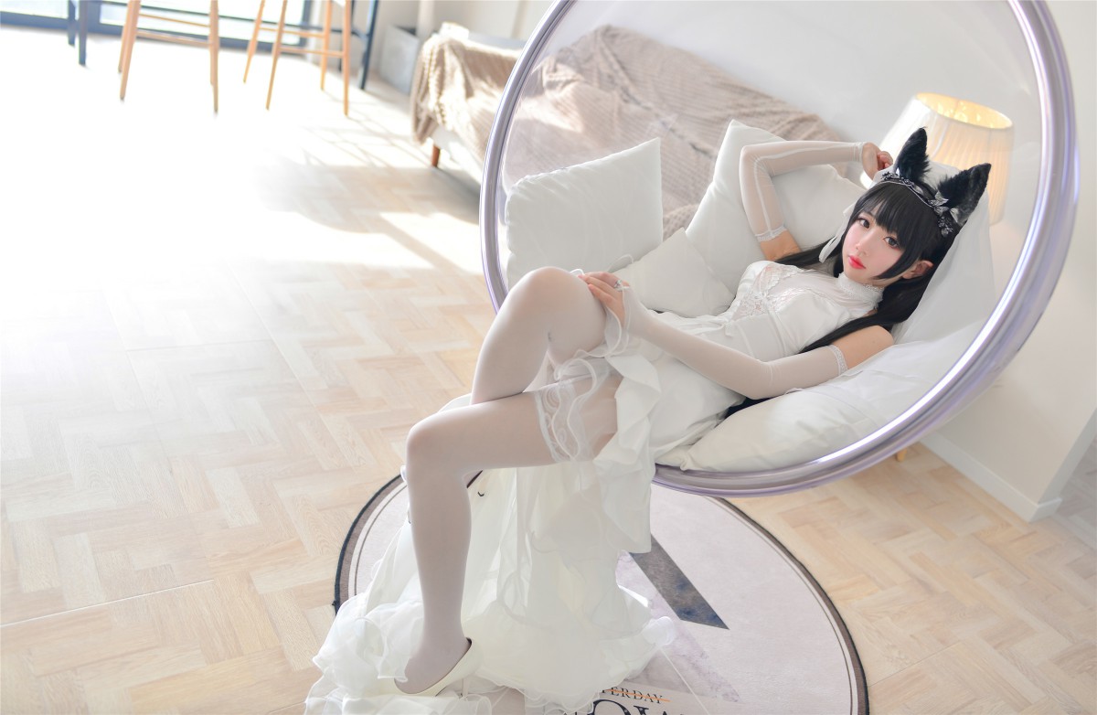 图片[6]-Cos小姐姐雪琪- 爱宕高跟美腿与婚纱 – COSPLAY-小爱·美女部落