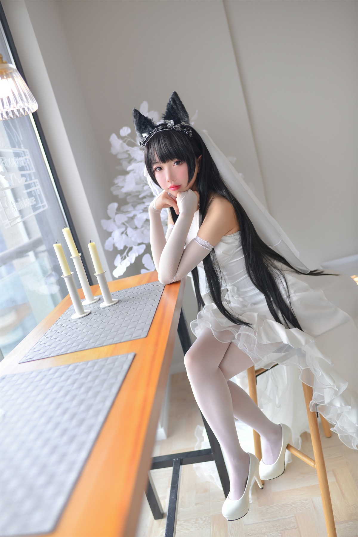 图片[5]-Cos小姐姐雪琪- 爱宕高跟美腿与婚纱 – COSPLAY-小爱·美女部落