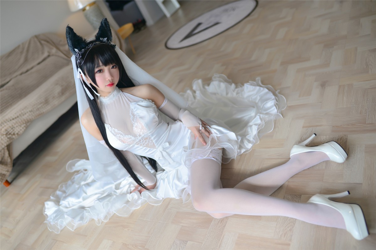 图片[7]-Cos小姐姐雪琪- 爱宕高跟美腿与婚纱 – COSPLAY-小爱·美女部落