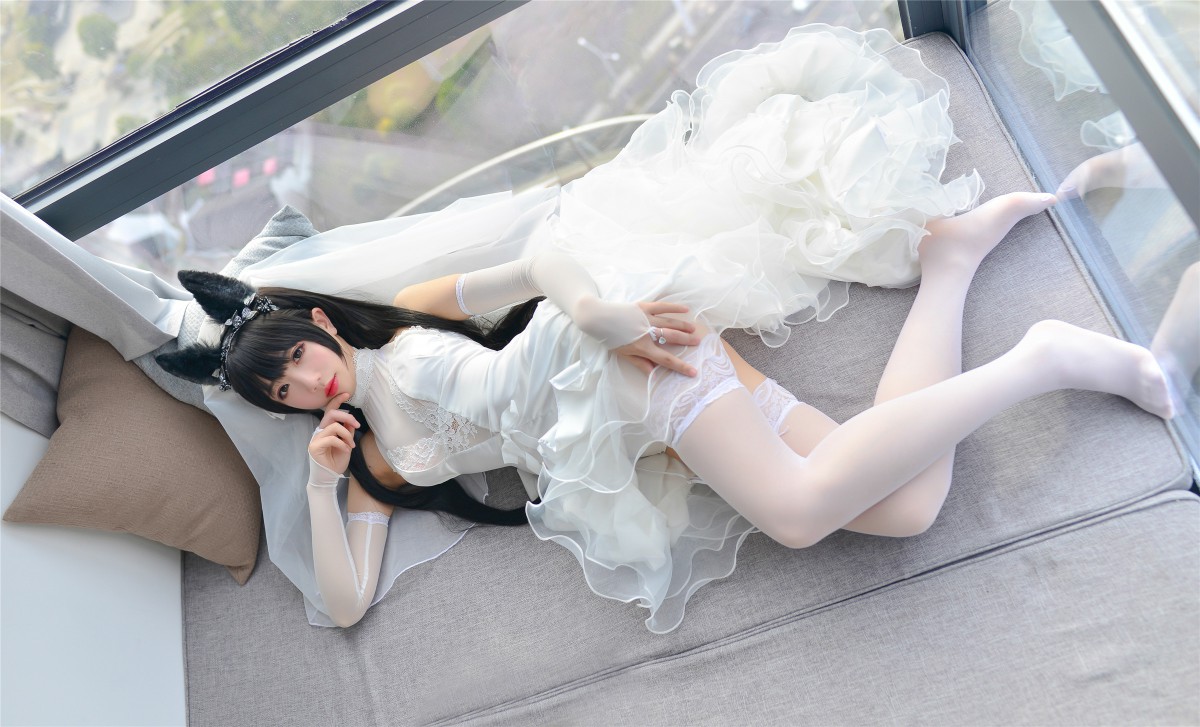 图片[13]-Cos小姐姐雪琪- 爱宕高跟美腿与婚纱 – COSPLAY-小爱·美女部落
