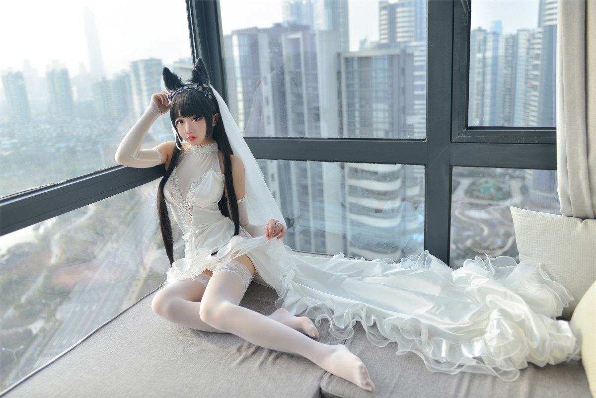 图片[25]-Cos小姐姐雪琪- 爱宕高跟美腿与婚纱 – COSPLAY-小爱·美女部落